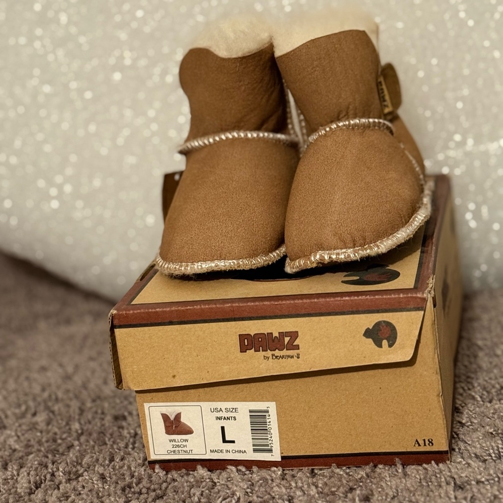 Bearpaw Pawz Brown Boots Infant Size L